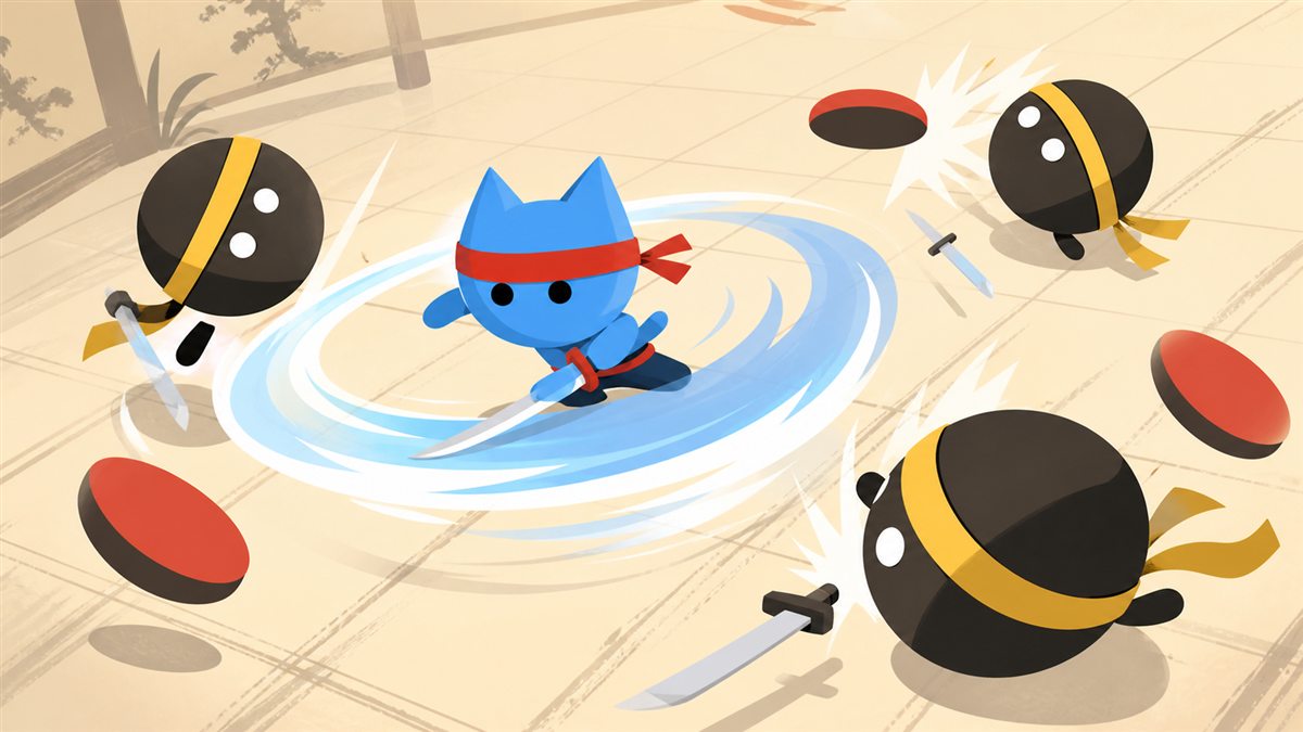 Katana Cat game banner